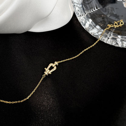 [CharmAmor]FORCE 10 FULL DIAMOND BUCKLE CHAIN LINK MINI MODEL