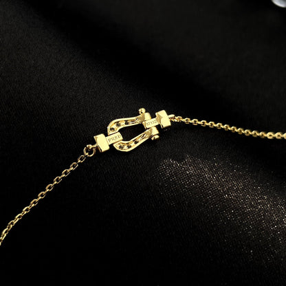 [CharmAmor]FORCE 10 FULL DIAMOND BUCKLE CHAIN LINK MINI MODEL
