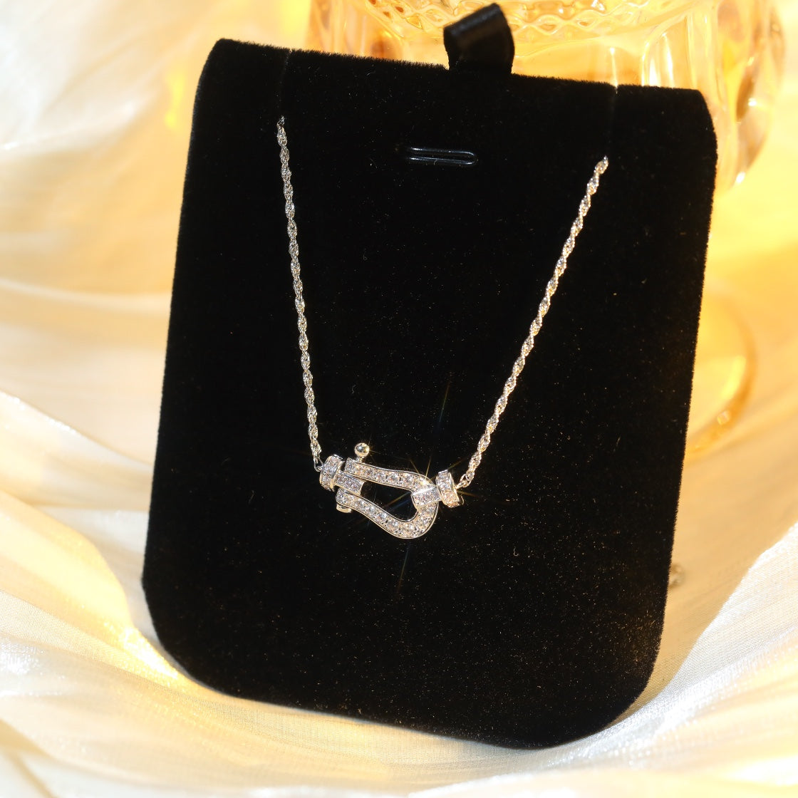 [CharmAmor]FORCE 10 DIAMOND SILVER NECKLACE MINI MODEL