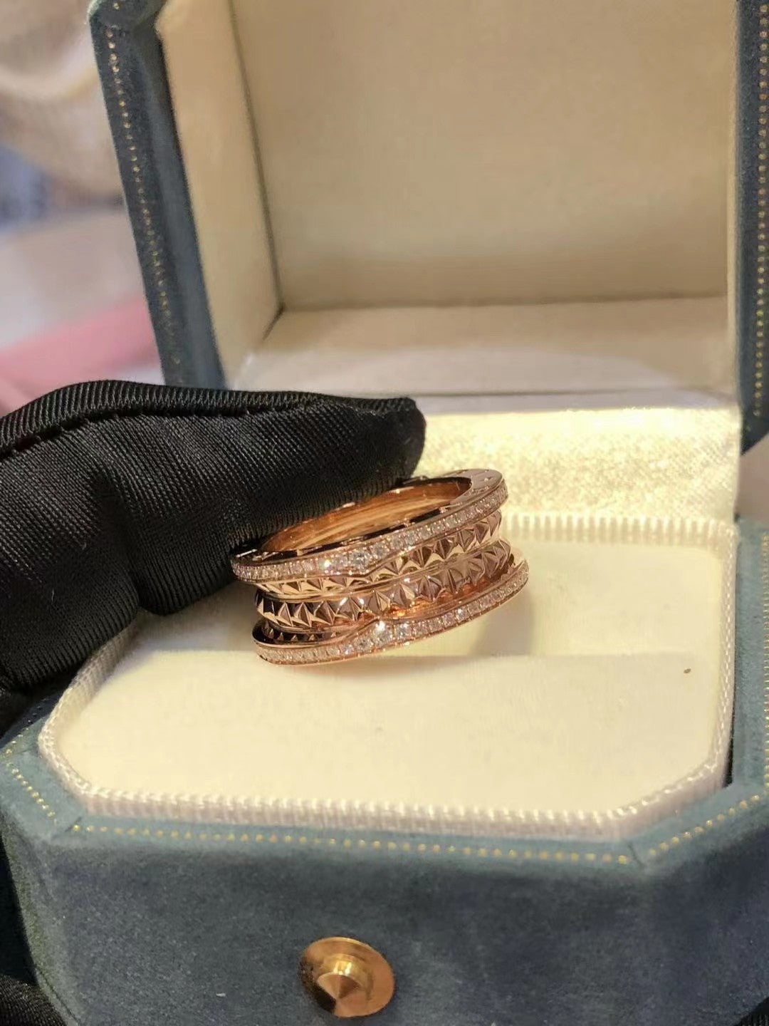 [CharmAmor]ZERO 1 ROCK DIAMOND PINK GOLD