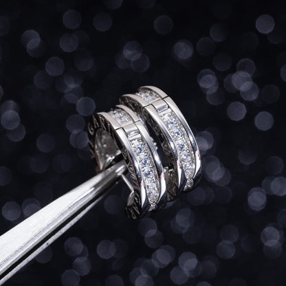 [CharmAmor]ZERO 1 MINI SILVER DIAMOND EARRINGS