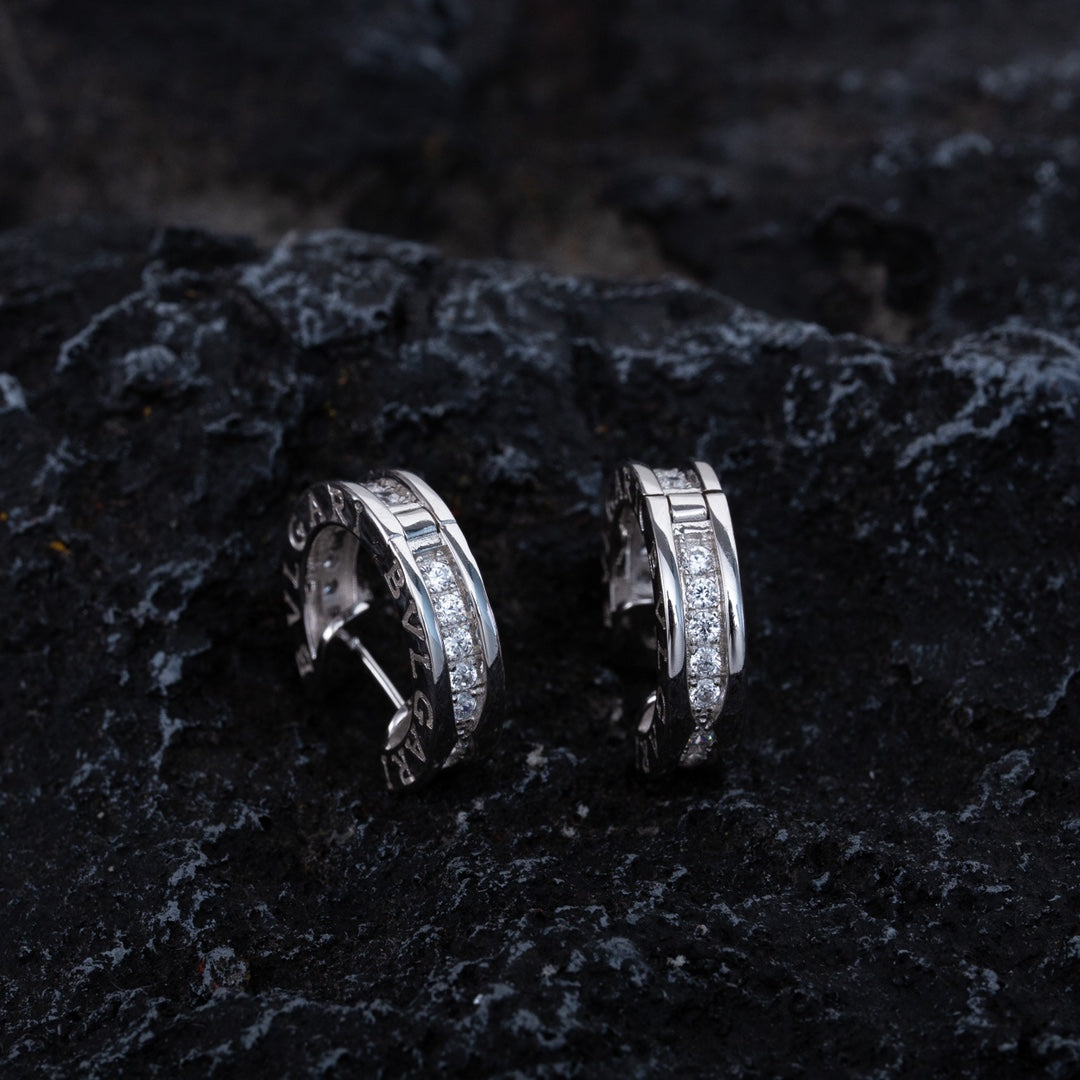 [CharmAmor]ZERO 1 MINI SILVER DIAMOND EARRINGS