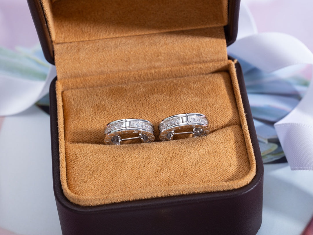 [CharmAmor]ZERO 1 MINI SILVER DIAMOND EARRINGS