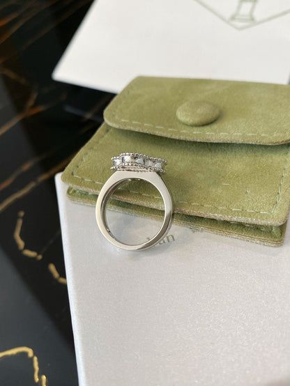 [CharmAmor]CLOVER SILVER RING