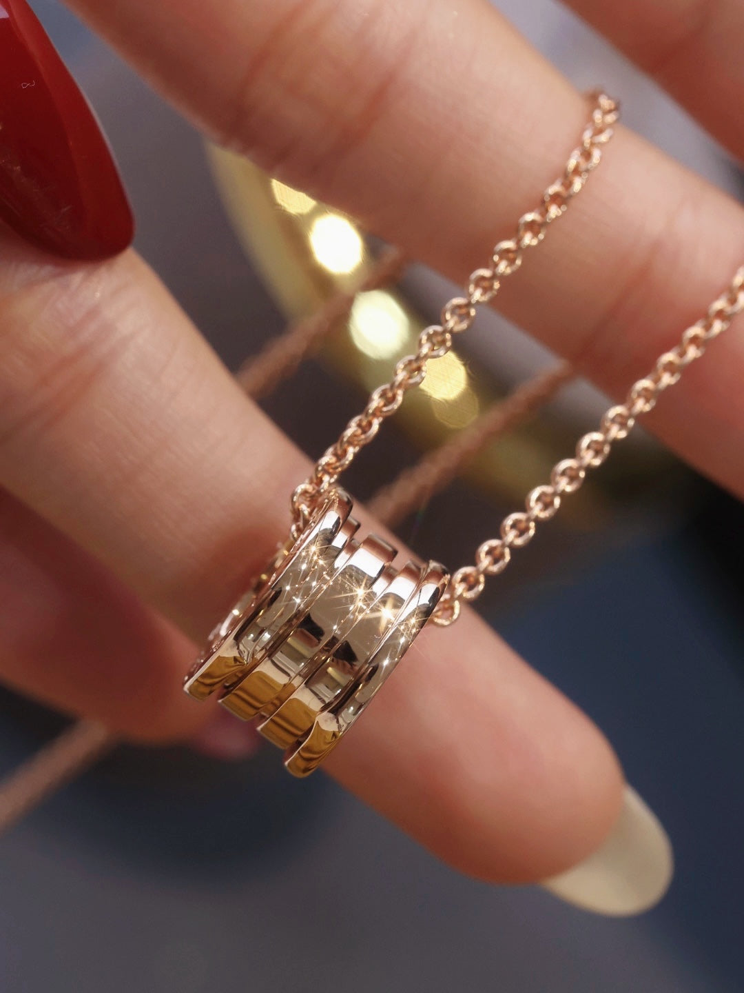 [CharmAmor]ZERO 1 PINK GOLD NECKLACE