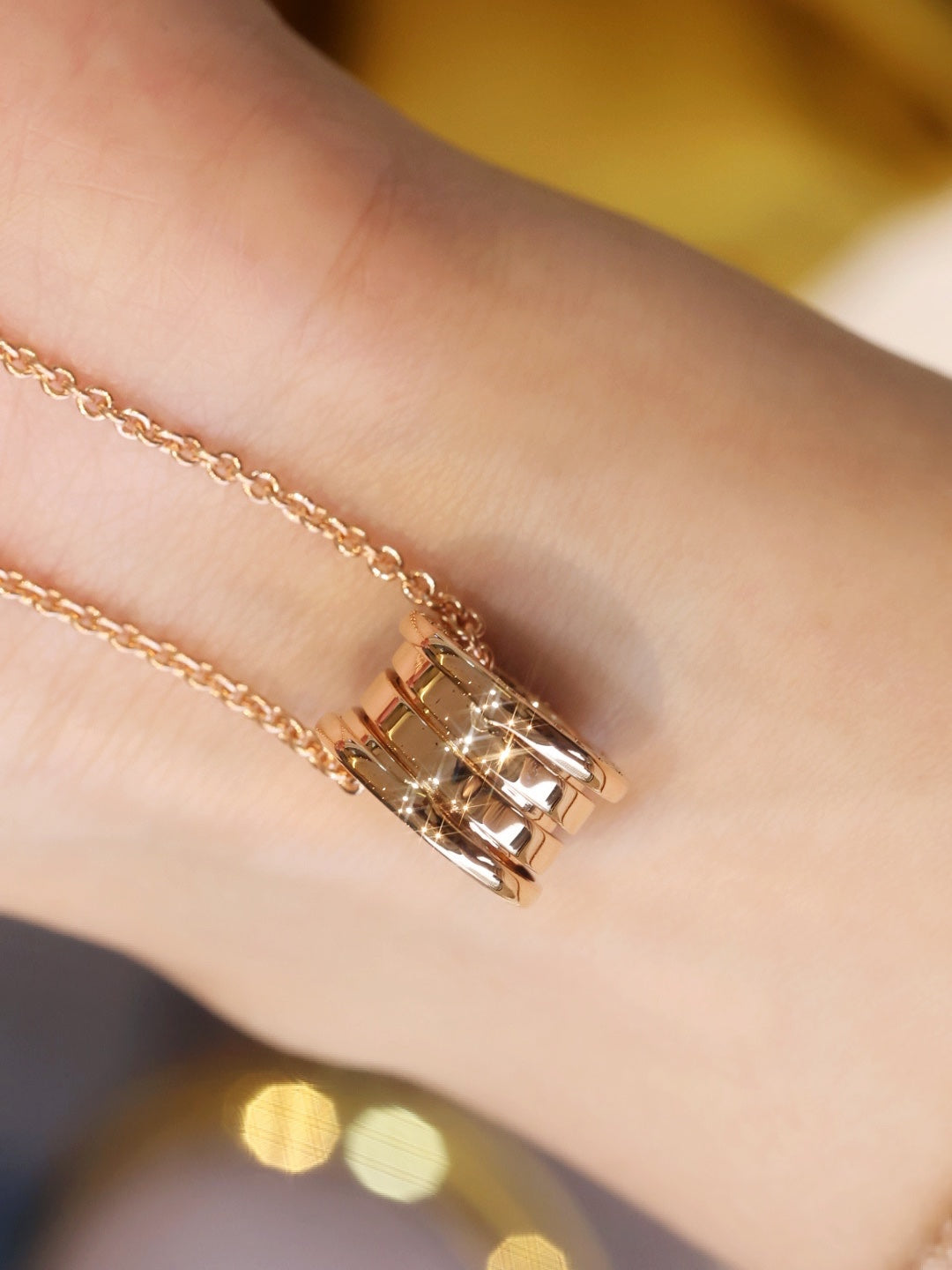 [CharmAmor]ZERO 1 PINK GOLD NECKLACE