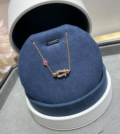 [CharmAmor]FORCE 10 DIAMOND CHAIN LINK PINK GOLD BRACELET