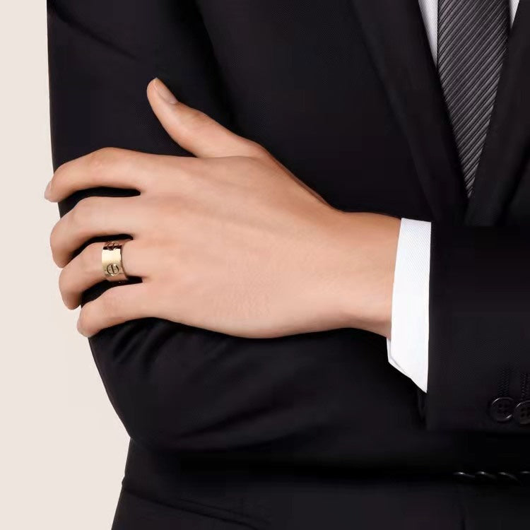 [CharmAmor]LOVE 11MM LARGE RING