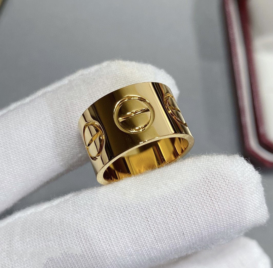 [CharmAmor]LOVE 11MM LARGE RING