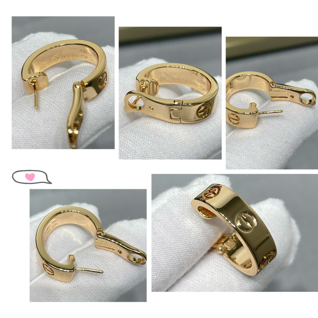 [CharmAmor]LOVE 5.5MM EARRINGS