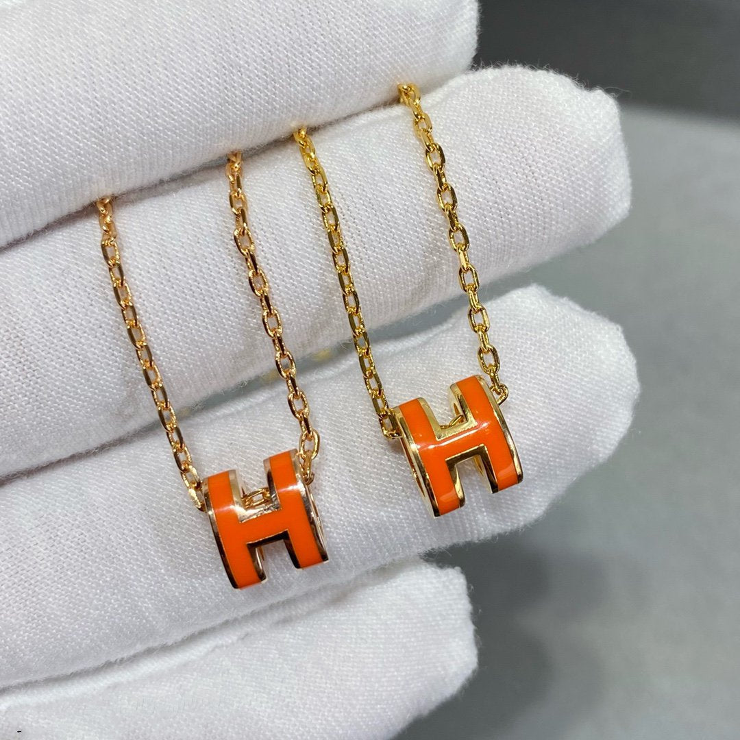 [CharmAmor]MINI POP H NECKLACE