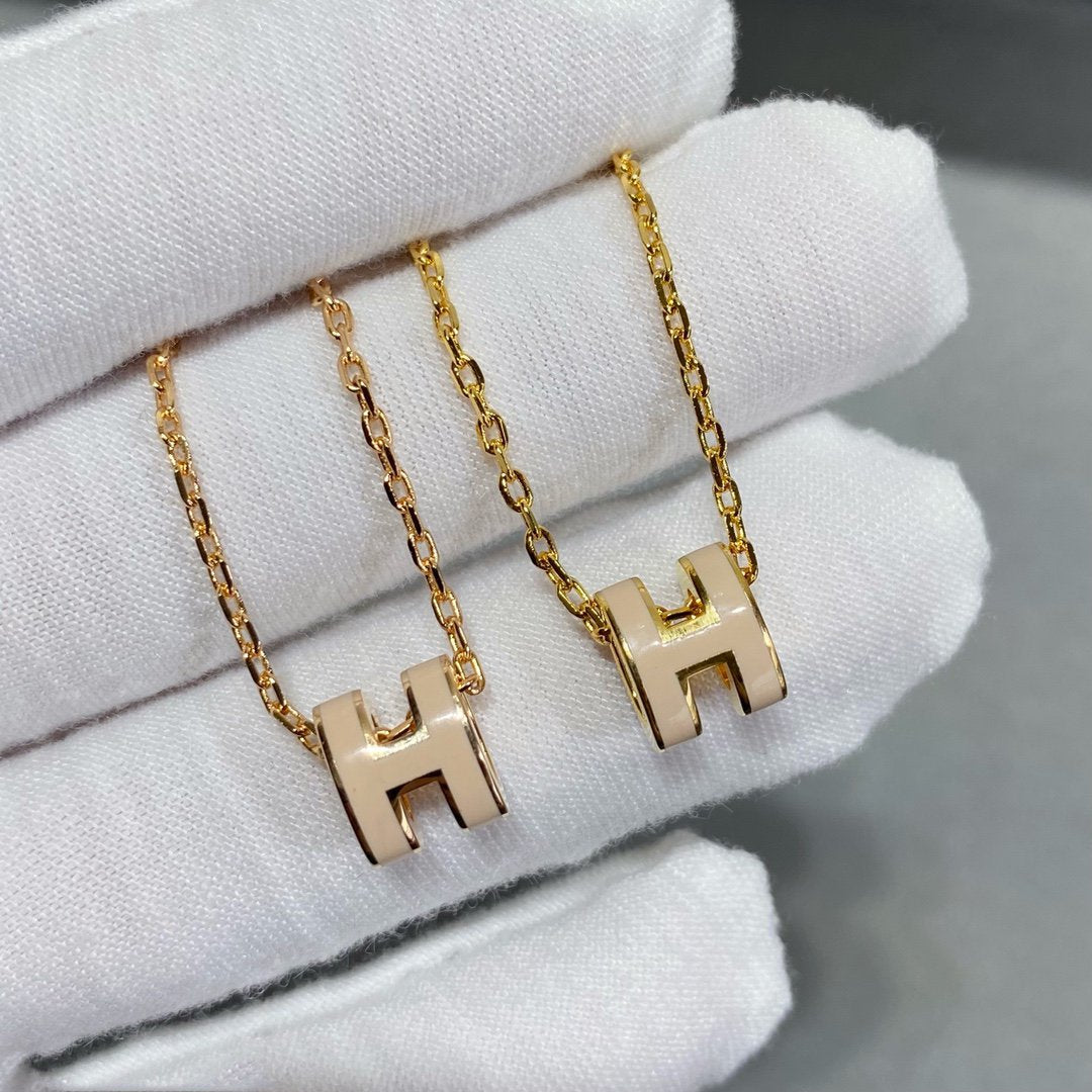 [CharmAmor]MINI POP H NECKLACE