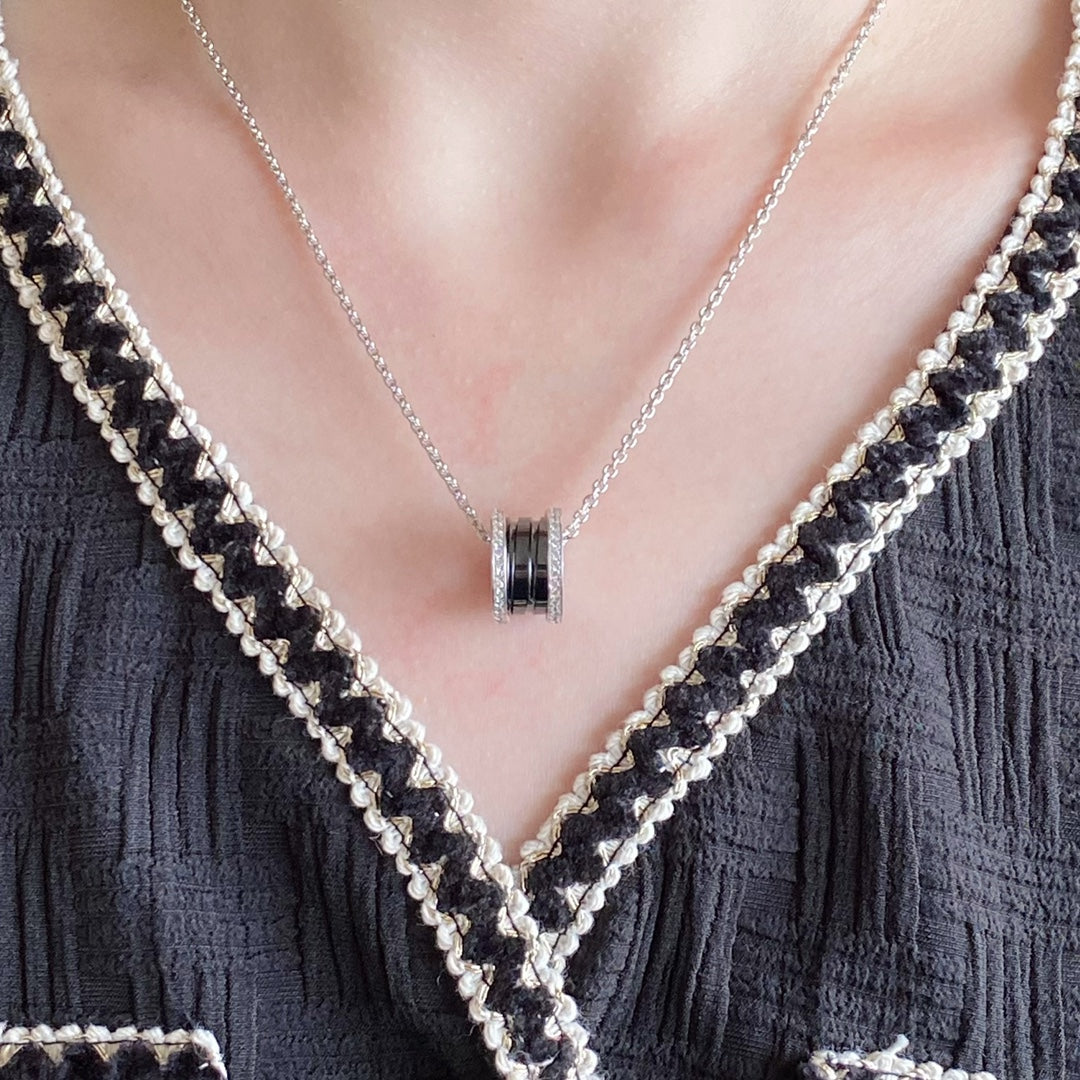 [CharmAmor]ZERO 1 DIAMOND CERAMIC NECKLACE