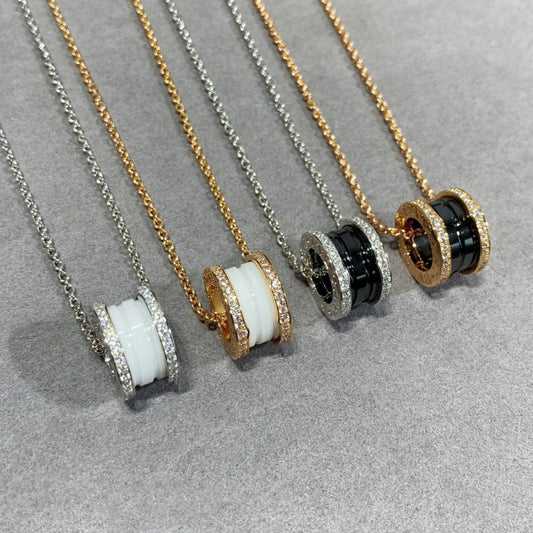 [CharmAmor]ZERO 1 DIAMOND CERAMIC NECKLACE