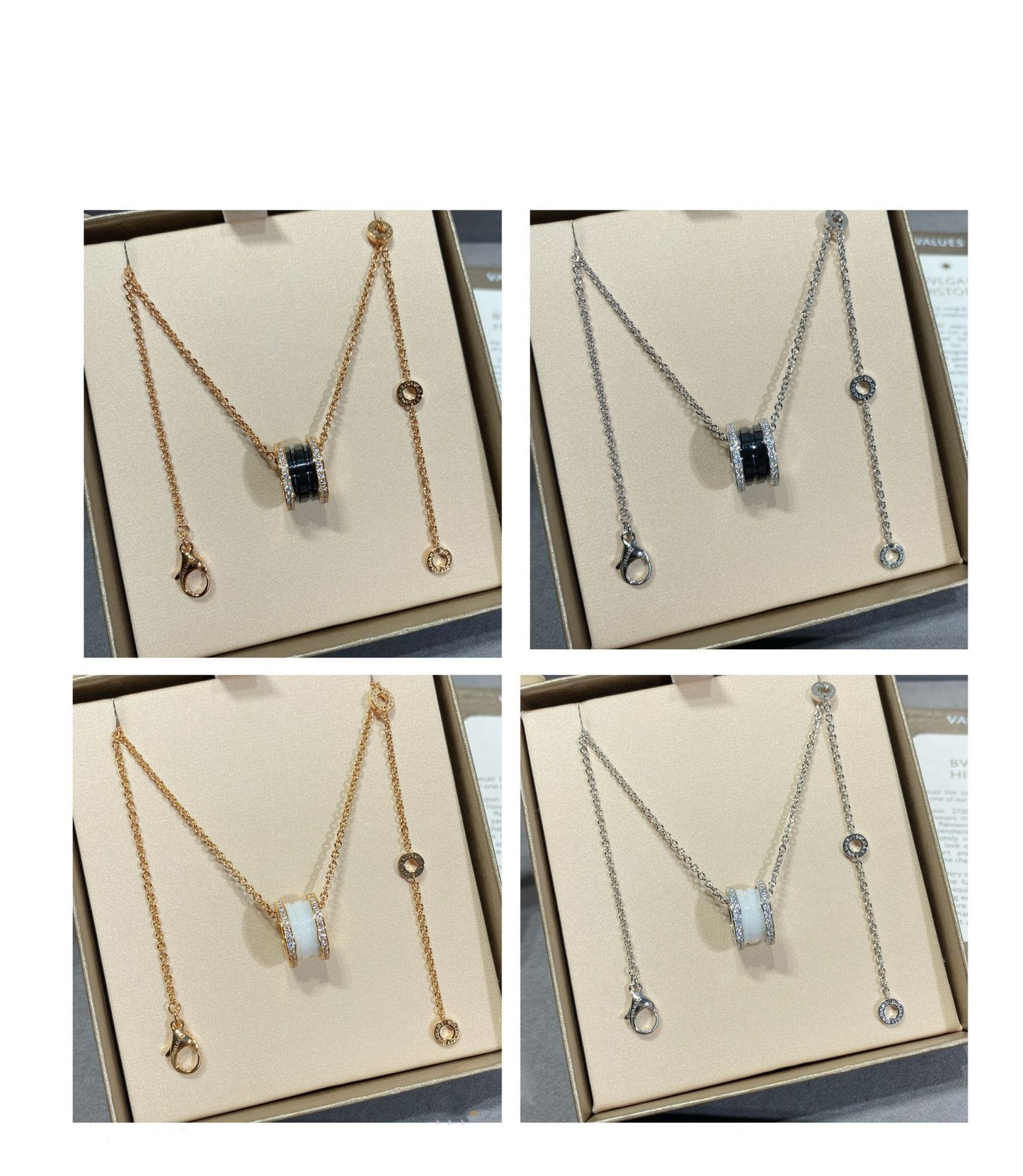 [CharmAmor]ZERO 1 DIAMOND CERAMIC NECKLACE