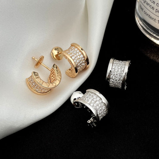 [CharmAmor]ZERO 1 DIAMOND PAVED EARRINGS