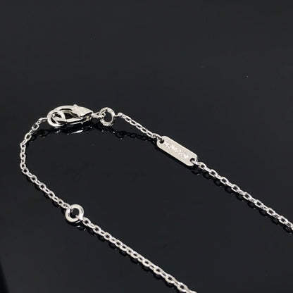 [CharmAmor]CLOVER PIETERSITE SILVER LONG NECKLACE