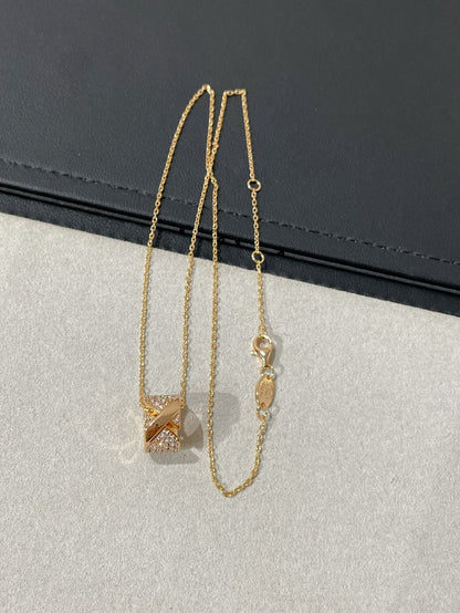 [CharmAmor]LIENS EVIDENCE DIAMOND PAVED NECKLACE