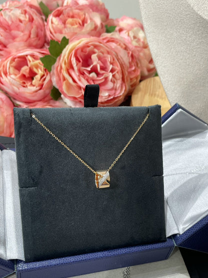 [CharmAmor]LIENS EVIDENCE DIAMOND NECKLACE