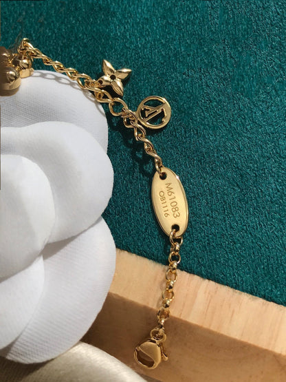 [CharmAmor]BLOOMING PINK GOLD MOP BRACELET