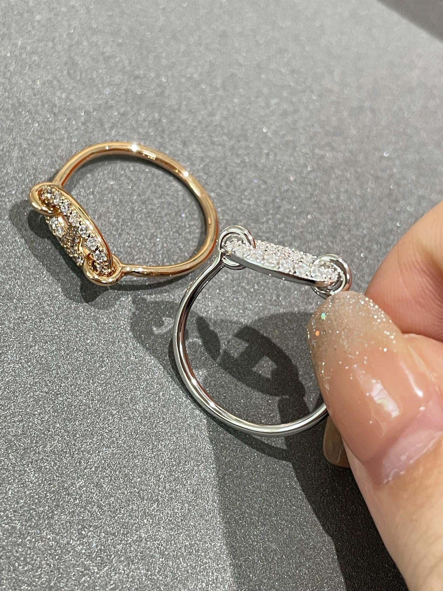 [CharmAmor]RONDE SMALL DIAMOND RING