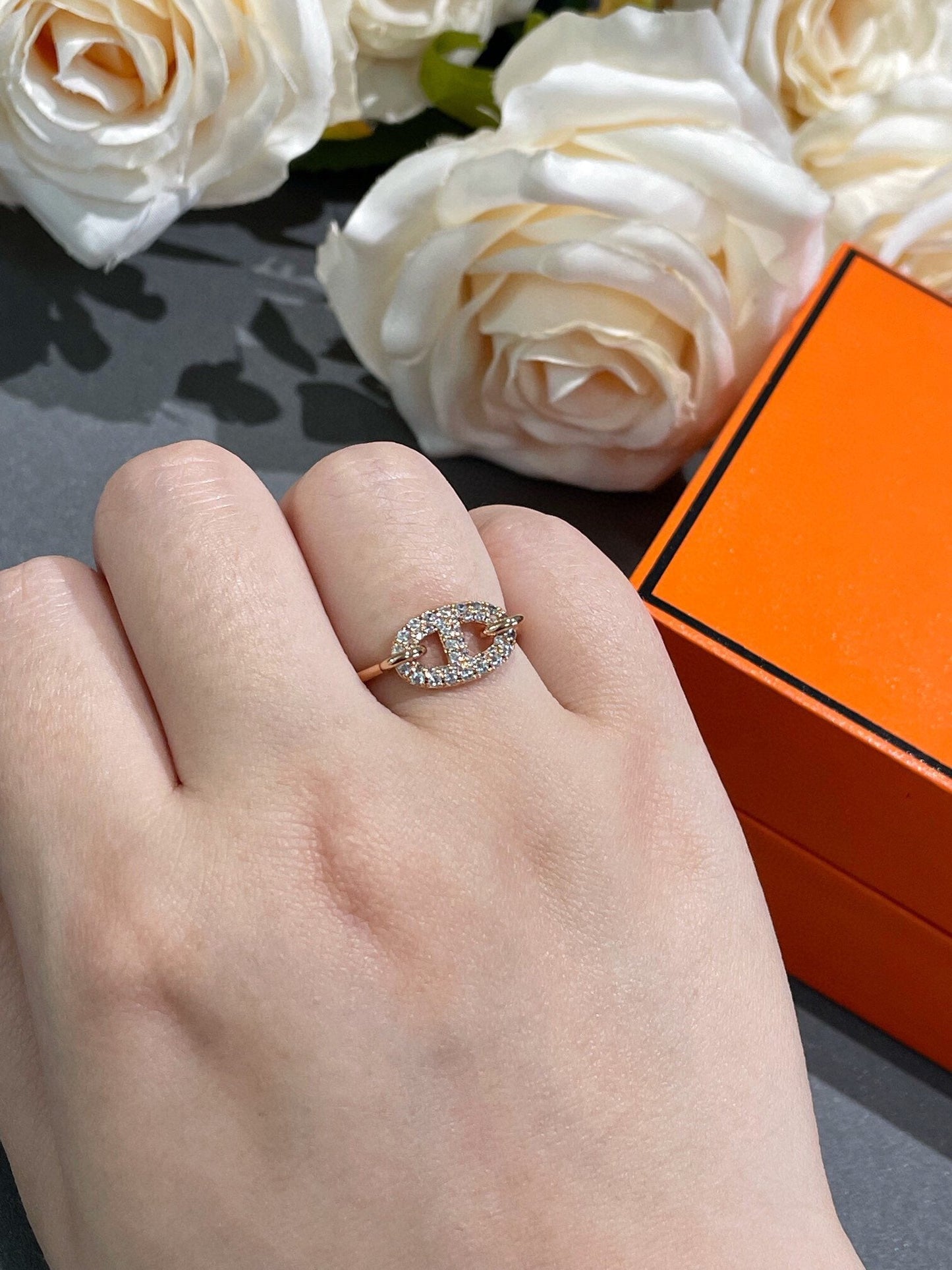[CharmAmor]RONDE SMALL DIAMOND RING