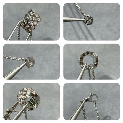[CharmAmor]BEE LOVE DIAMOND PAVED 3 ROW NECKLACE