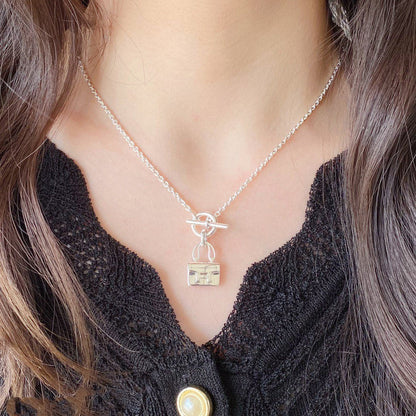 [CharmAmor]CONSTANCE PEDANT SILVER NECKLACE