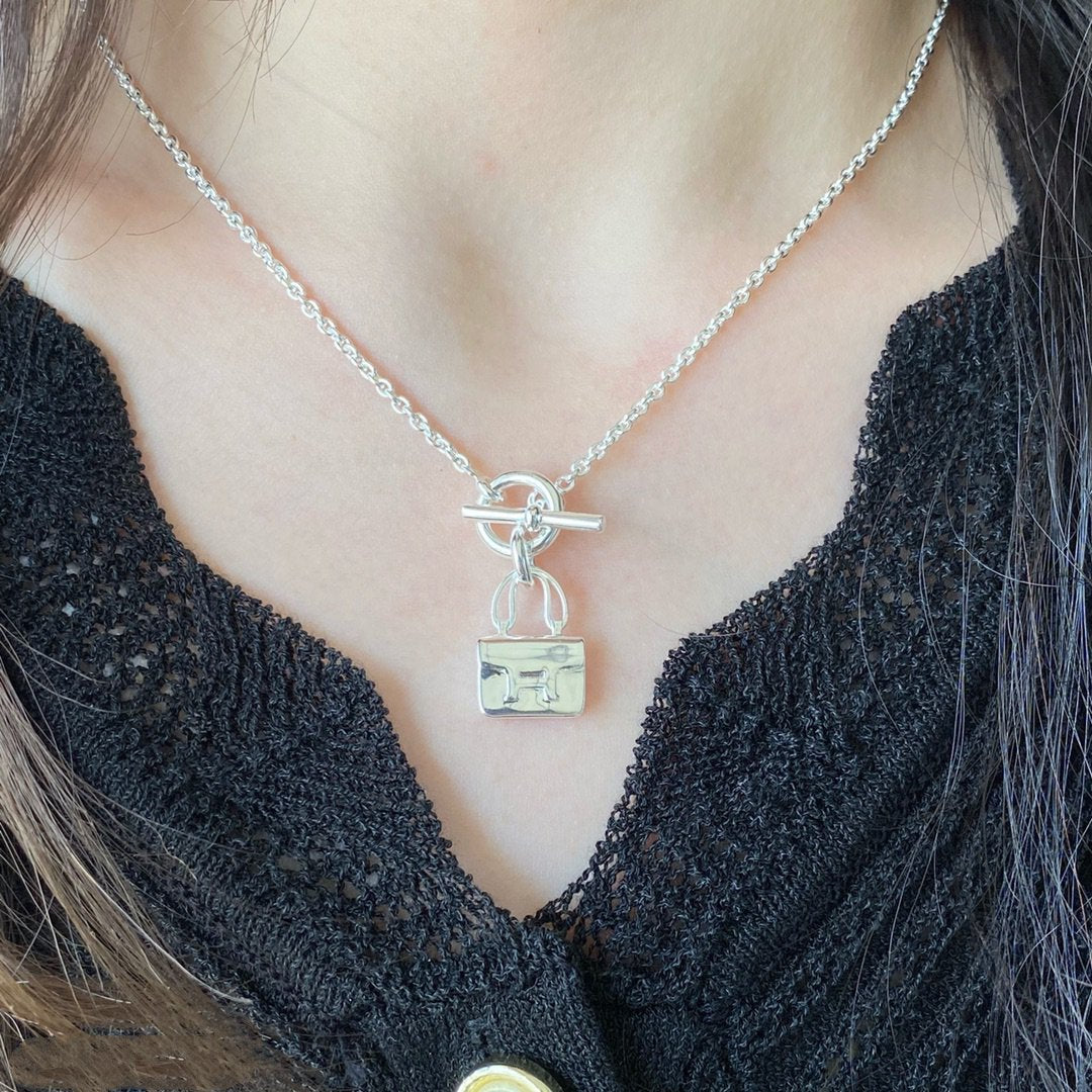 [CharmAmor]CONSTANCE PEDANT SILVER NECKLACE