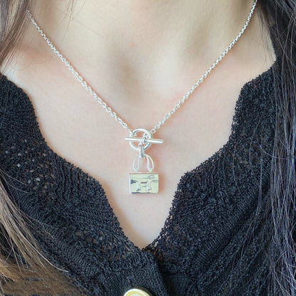 [CharmAmor]CONSTANCE PEDANT SILVER NECKLACE