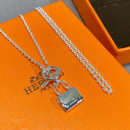 [CharmAmor]CONSTANCE PEDANT SILVER NECKLACE