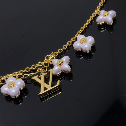 [CharmAmor]LOGO 6 MOTIF STAR AND SUN GOLD BRACELET