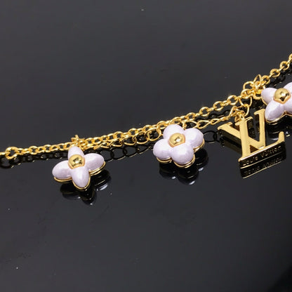 [CharmAmor]LOGO 6 MOTIF STAR AND SUN GOLD BRACELET