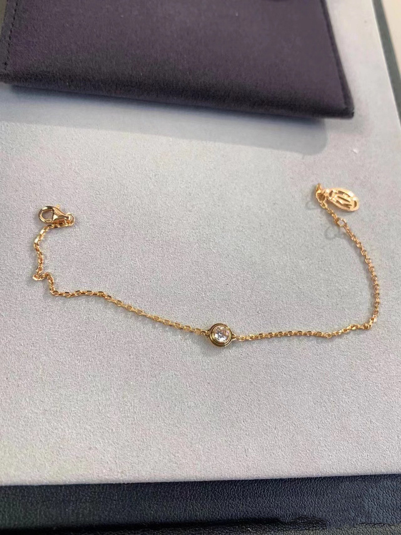 [CharmAmor]DAMOUR DIAMOND LINK BRACELET