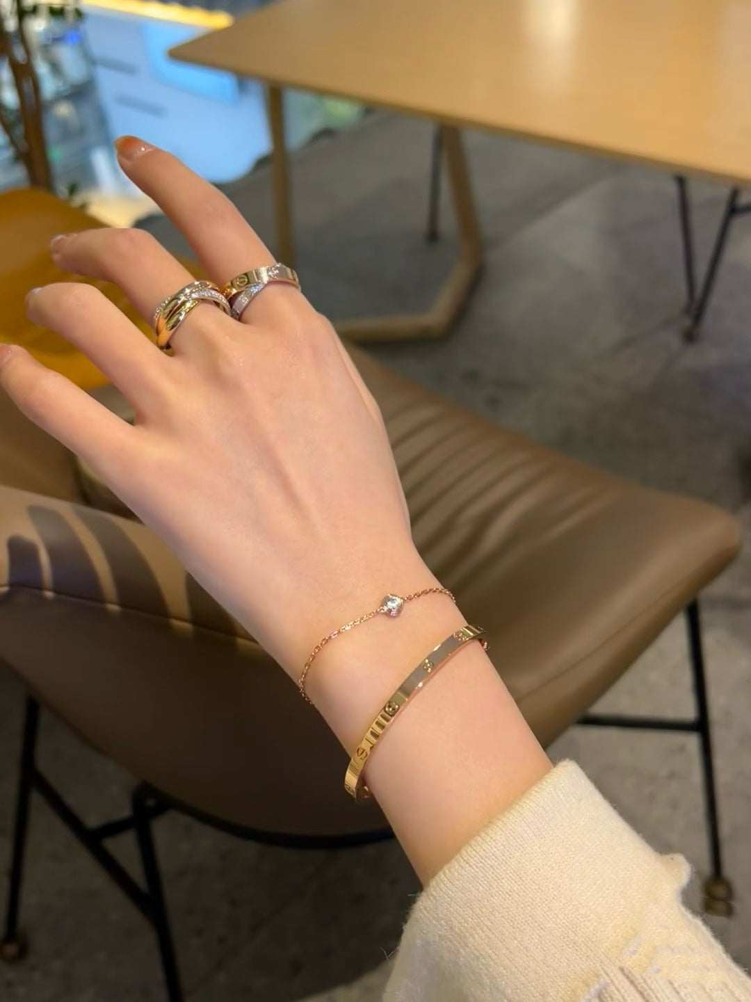 [CharmAmor]DAMOUR DIAMOND LINK BRACELET