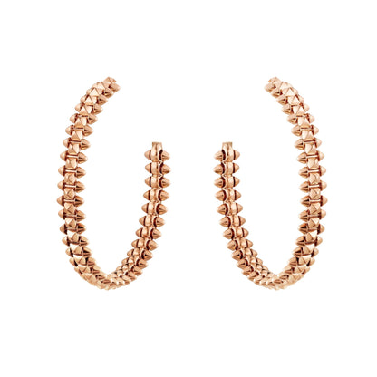 [CharmAmor]CLASH LARGE HOOP EARRINGS
