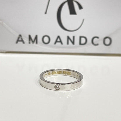 [CharmAmor]LOVE RING 4MM 1 DIAMOND