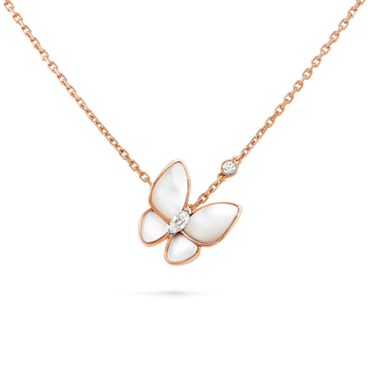 [CharmAmor]BUTTERFLY MOP DIAMOND NECKLACE