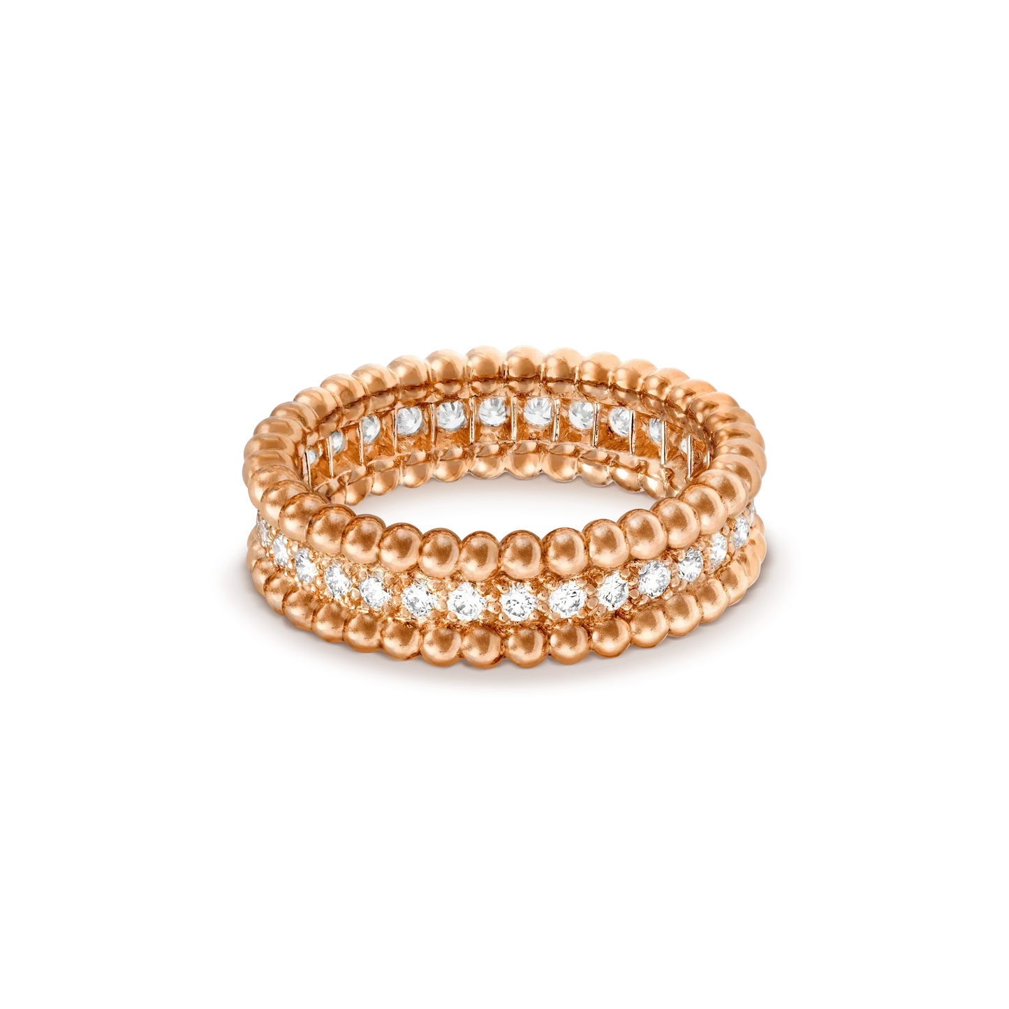 [CharmAmor]PERLEE DIAMOND ROSE GOLD RING