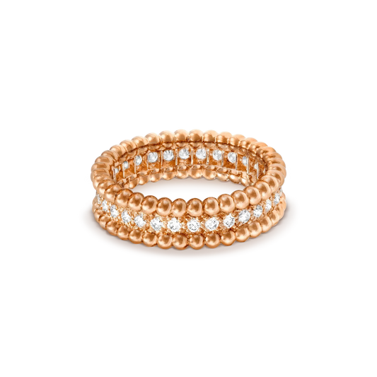 [CharmAmor]PERLEE DIAMOND ROSE GOLD RING
