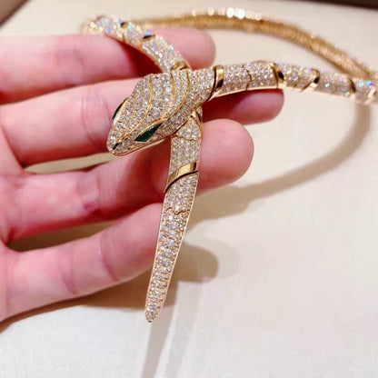[CharmAmor]HAUTE COUTURE GOLD SERPENTI NECKLACE