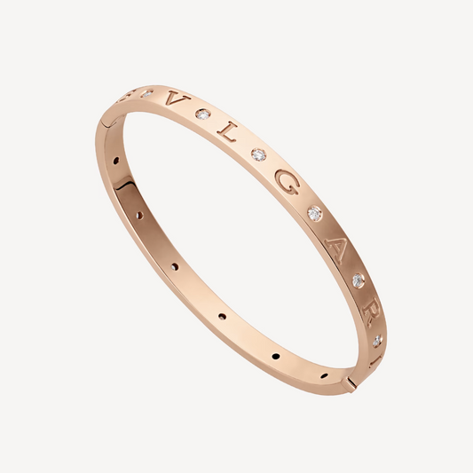 [CharmAmor]ZERO 1 PINK GOLD 12 DIAMONDS BRACELET