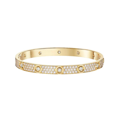 [CharmAmor]LOVE BRACELET 6.1MM DIAMOND-PAVED 10 BIG DIAMONDS