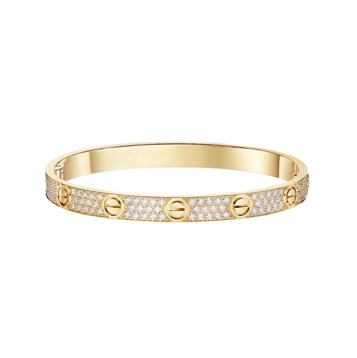 [CharmAmor]LOVE BRACELET 6.1MM DIAMOND-PAVED