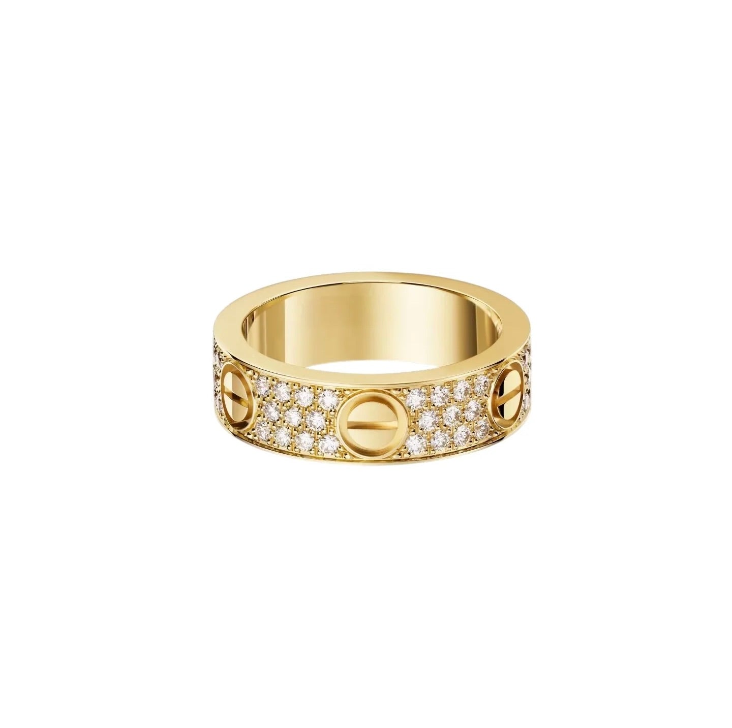 [CharmAmor]LOVE RING 5.5MM DIAMONDS PAVED