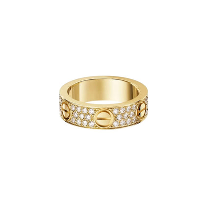 [CharmAmor]LOVE RING 5.5MM DIAMONDS PAVED