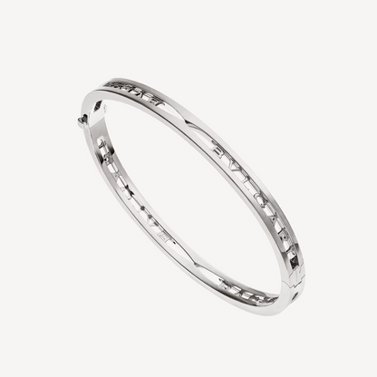 [CharmAmor]ZERO 1 SPIRAL LOGO SILVER BRACELET
