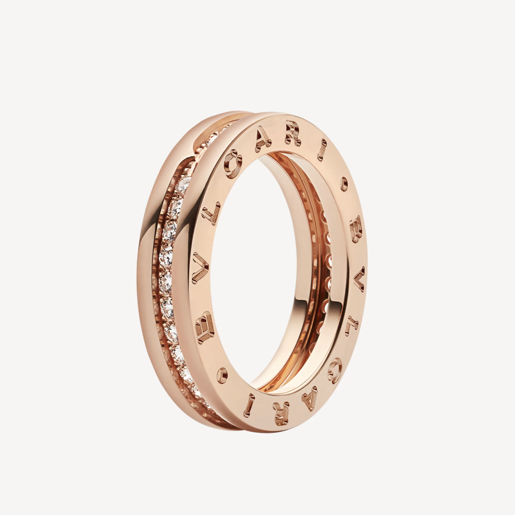 [CharmAmor]ZERO 1 ONE-BAND PAVED DIAMONDS ON THE SPIRAL RING