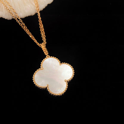 [CharmAmor]CLOVER 25MM MOP LARGE PENDANT NECKLACE