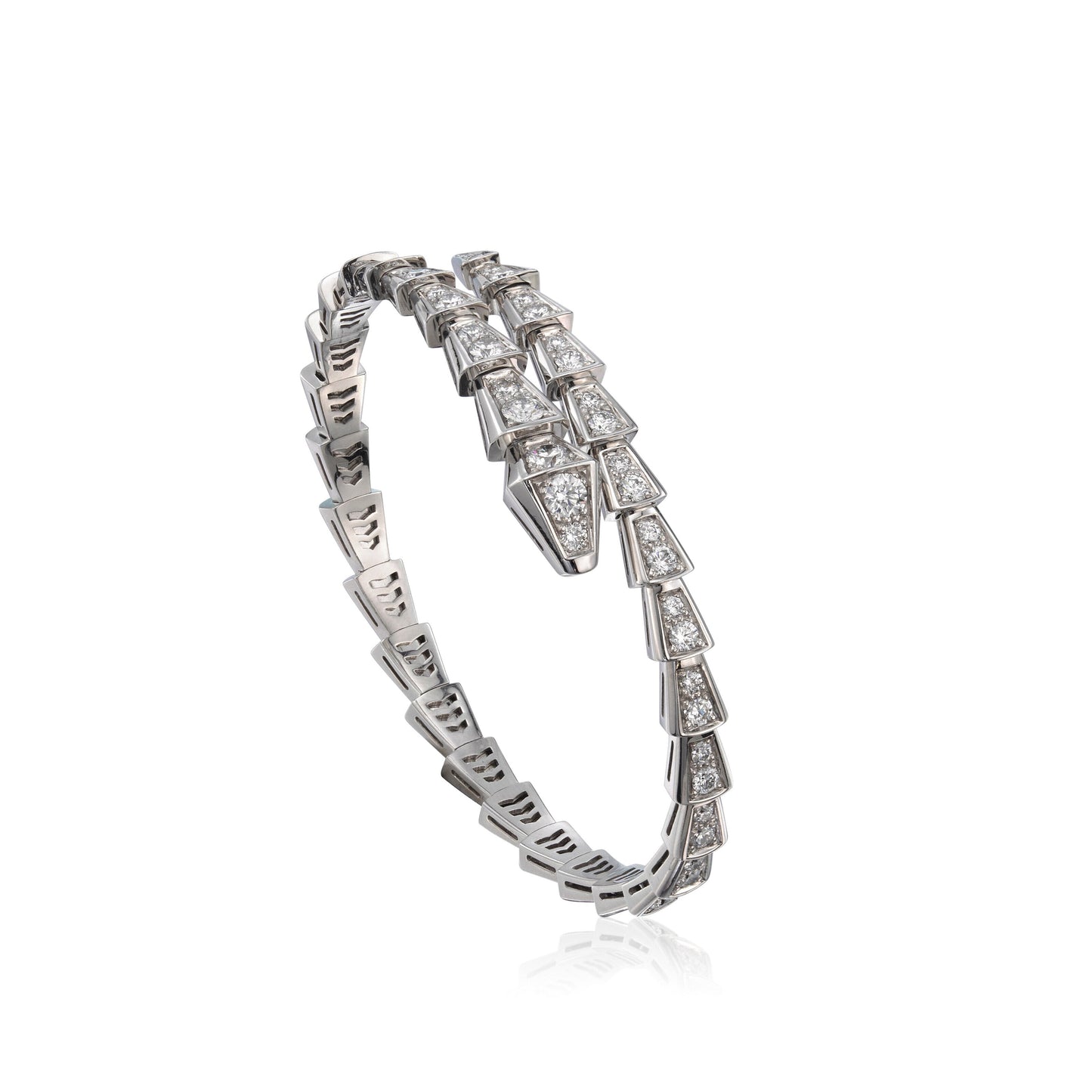 [CharmAmor]SERPENTI BRACELET 6MM SILVER DIAMOND